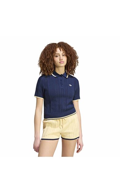 adidas Polo Sh Sleeves Kadın T-Shirt Lacivert