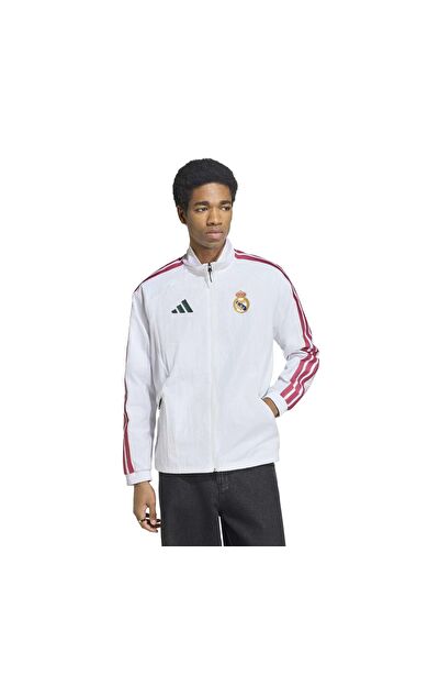 adidas Real Madrid H Anth Erkek Ceket Beyaz