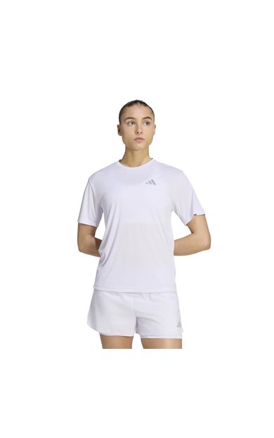 adidas Run Ess Tee W Kadın T-Shirt Mor