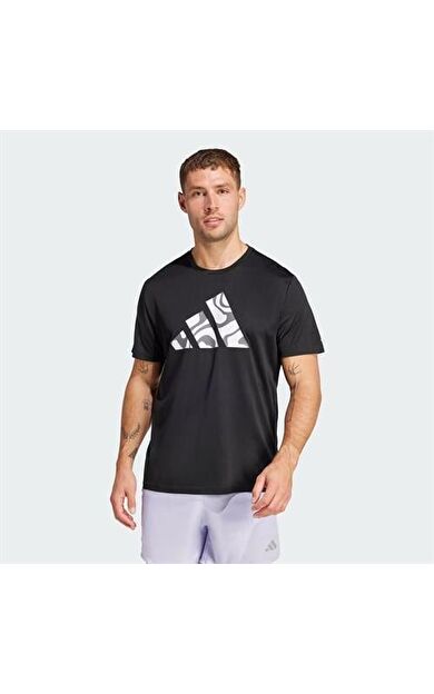 Adidas Run It Bl Tee M Erkek Tişört JD2332