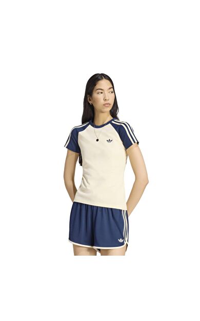 adidas Sst Tee Kadın T-Shirt Krem