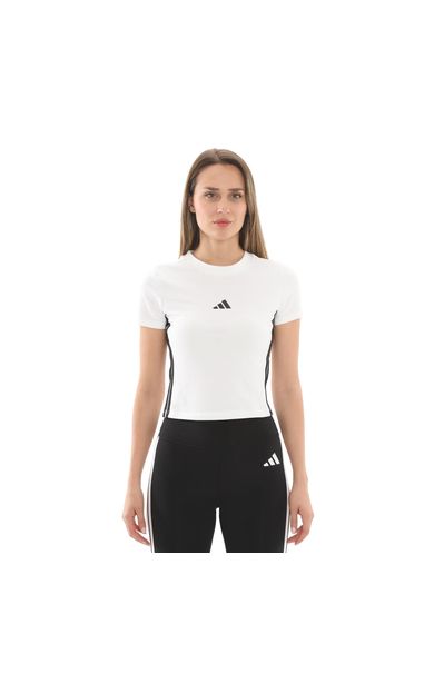 adidas W 3S Sj Baby T Kadın T-Shirt Beyaz