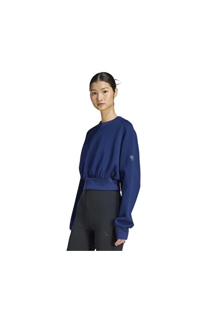 adidas W All Szn Sl Sw Kadın Sweatshirt Lacivert