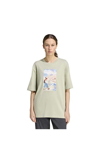 adidas W Paths G T Kadın T-Shirt Yeşil