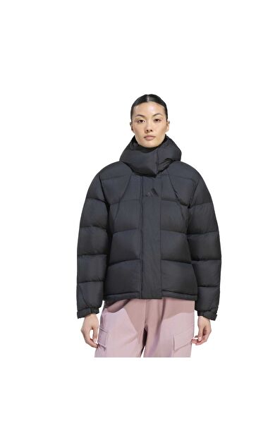 adidas W Xpl Puffer J Kadın Mont Siyah