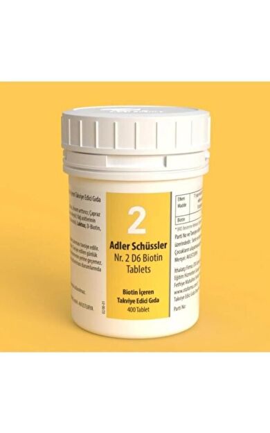 Adler Schüssler No: 2 400 Tablet - SKT:02/2031