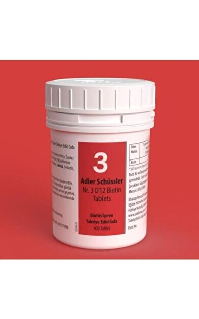 Adler Schüssler No: 3 400 Tablet - SKT:03/2031