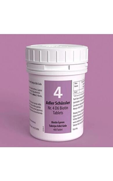 Adler Schüssler No:4 400 Tablet- SKT: 01/2031