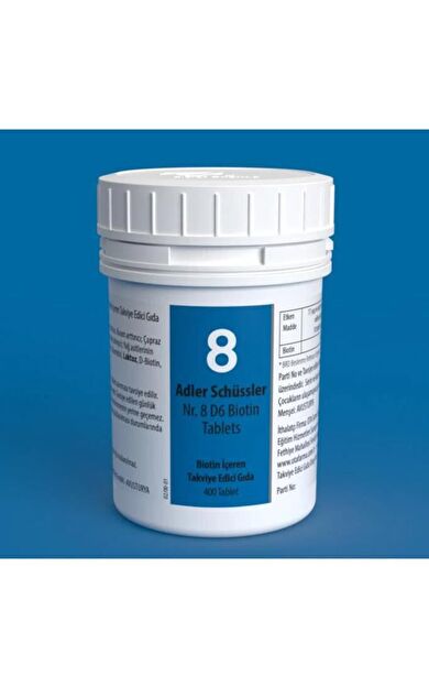 Adler Schüssler No: 8 400 Tablet- SKT: 03/2031