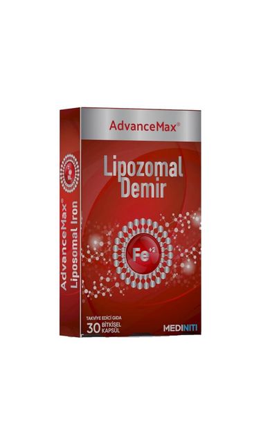 Advancemax Lipozomal Demir 30 Kapsül