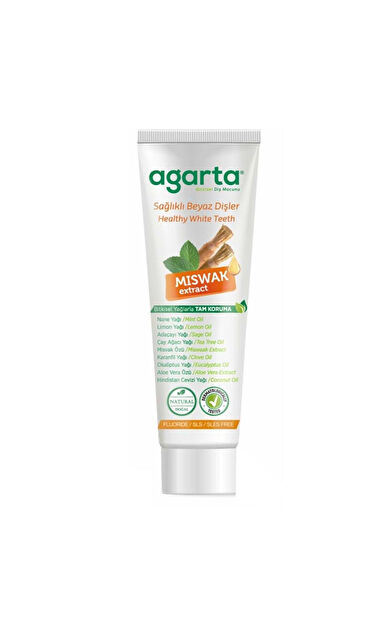 Agarta Doğal Misvak Özlü Diş Macunu 100 ml