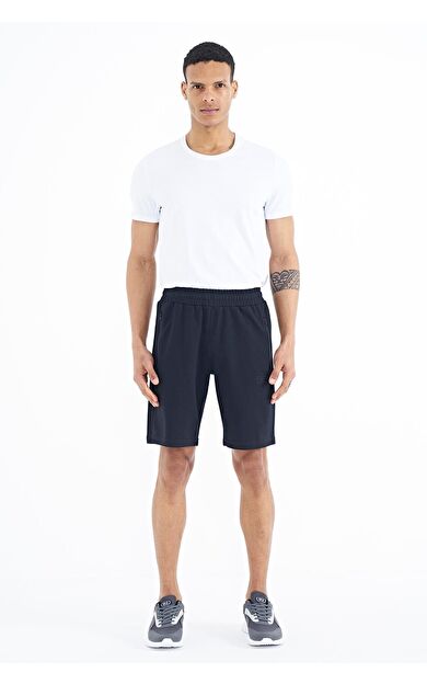 Air Jones Ryan Lacivert Cepli Standart Kalıp Erkek Şort - 81239