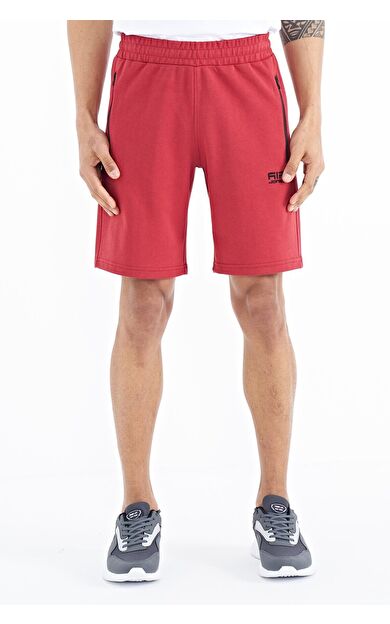 Air Jones Ryan Kırmızı Cepli Standart Kalıp Erkek Şort - 81239