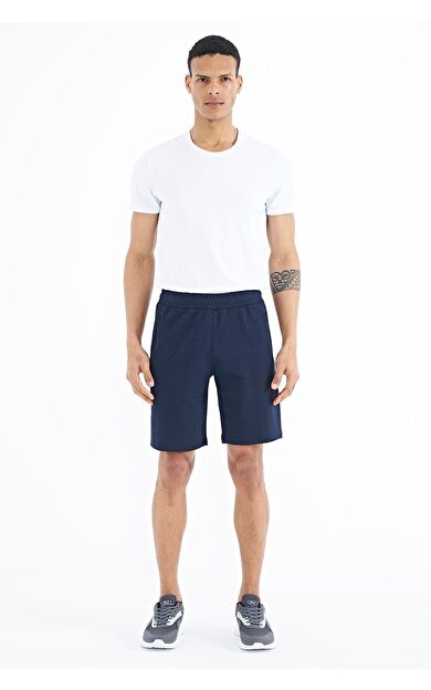 Air Jones Ryan İndigo Cepli Standart Kalıp Erkek Şort - 81239