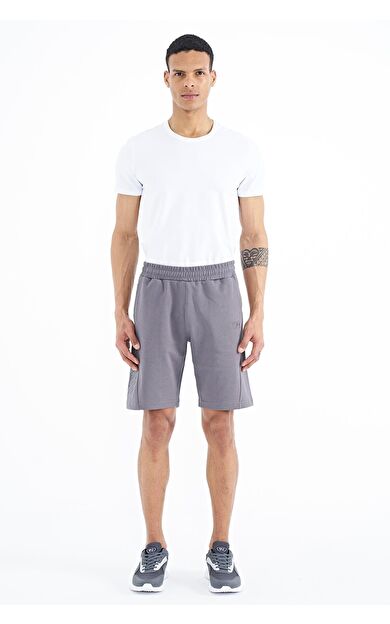 Air Jones Aldo Koyu Gri Standart Kalıp Erkek Şort - 81242