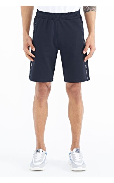 Air Jones Alfred Lacivert Standart Kalıp Erkek Şort - 81244