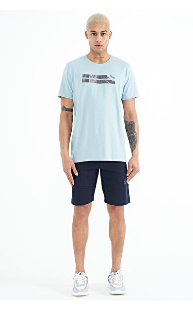 Air Jones Alec İndigo Standart Kalıp Erkek Şort - 81243