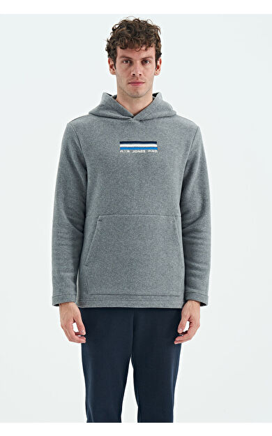 Air Jones Hern Gri Melanj Erkek Polar Sweatshirt - 88301