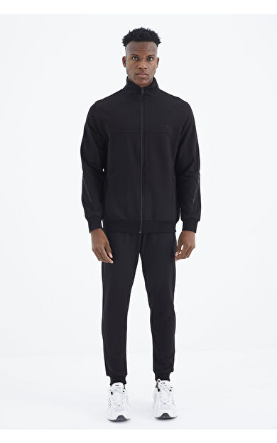 Air Jones Igor Siyah Standart Kalıp Eşofman Takım - 85229