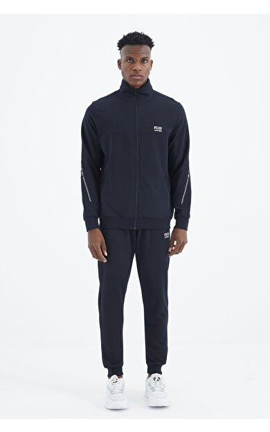 Air Jones Igor Lacivert Standart Kalıp Eşofman Takım - 85229