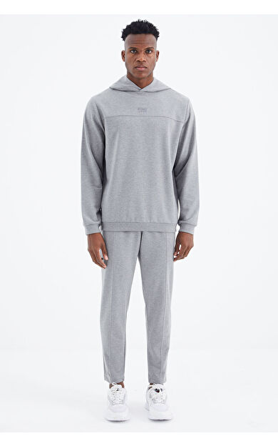 Air Jones Kelvin Gri Melanj Kelvin Basic Erkek Eşofman Takım - 85230