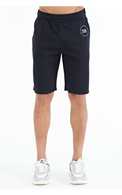 Air Jones Antony Lacivert Standart Kalıp Erkek Şort - 81247