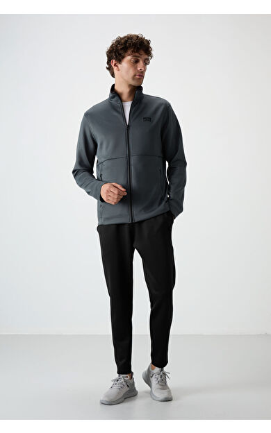 Air Jones Bran Orman Yeşil - Siyah Scuba Kumaş Erkek Eşofman Takım - 85199