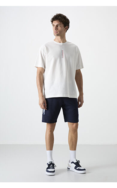 Air Jones Amos İndigo Baskılı Erkek Şort - 81246