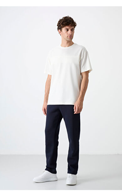 Air Jones Carlo Lacivert Şardonlu Erkek Eşofman Alt - 84942