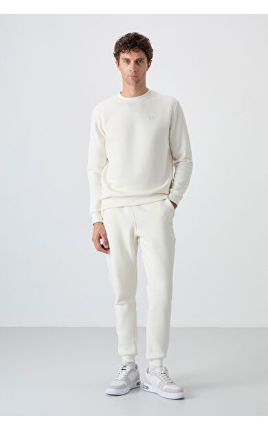 Air Jones Andy Ekru Şardonlu Erkek Eşofman Takım - 85190