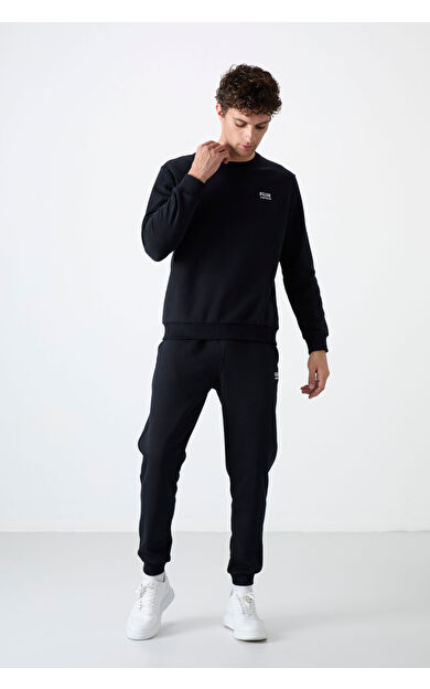 Air Jones Andy Lacivert Şardonlu Erkek Eşofman Takım - 85190