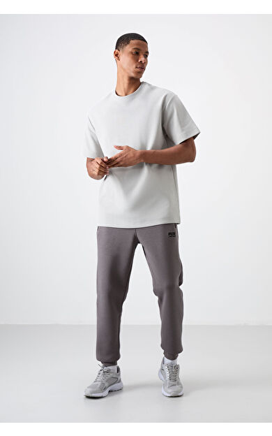 Air Jones Cesar Koyu Gri Cepli Şardonlu Erkek Eşofman Alt - 84929