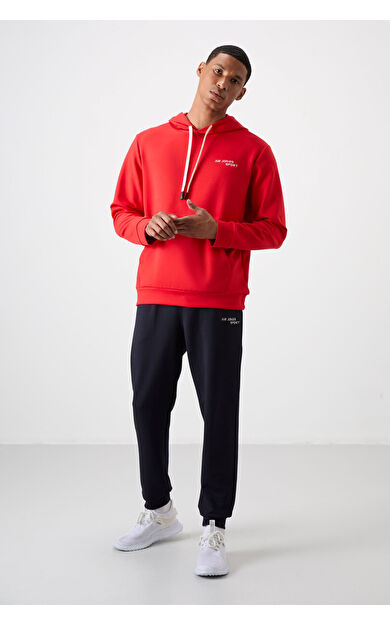 Air Jones Fiesta - Lacivert Pamuklu Kalın Yumuşak Dokulu Comfort Fit Nakışlı Erkek Eşofman Takım - 85255