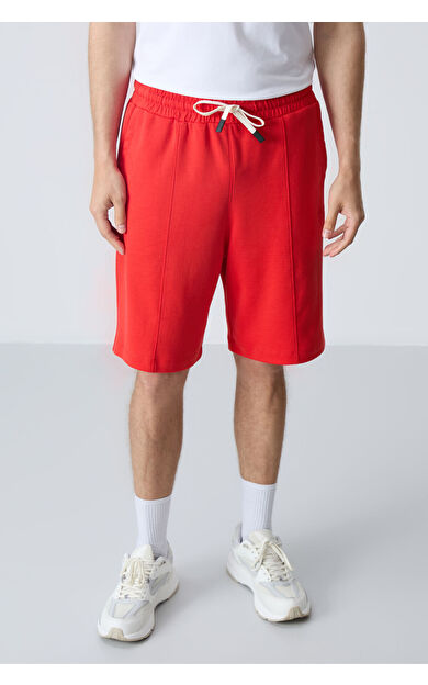 Air Jones Fiesta Pamuklu Kalın Yumuşak Dokulu Standart  Fit Basic Erkek Şort  - 81277