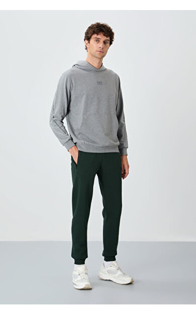 Air Jones Cesar Çam Yeşil Cepli Şardonlu Erkek Eşofman Alt - 84929