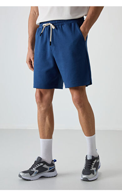 Parlament Pamuklu Kalın Yumuşak Dokulu Comfort Fit Basic Erkek Şort - 81274