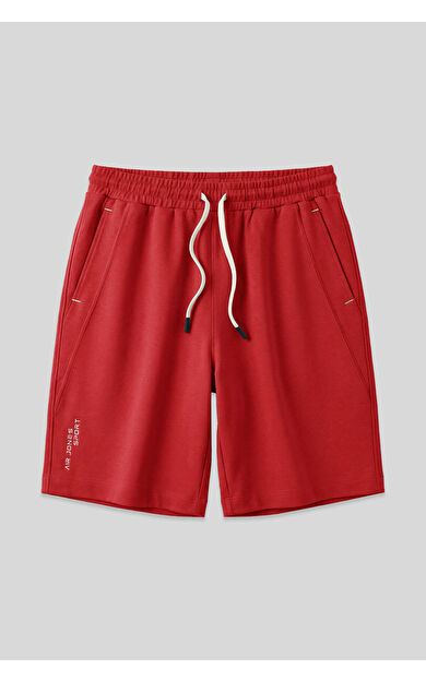 Fiesta Pamuklu Kalın Yumuşak Dokulu Standart  Fit Basic Erkek Şort  - 81278