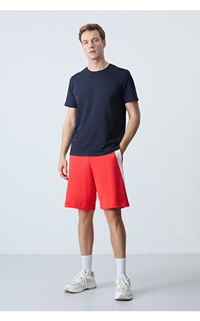 Fiesta Pamuklu Kalın Yumuşak Dokulu Standart Fit Basic Erkek Şort  - 81280