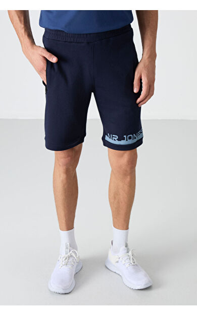 Albie İndigo Standart Kalıp Erkek Şort - 81241