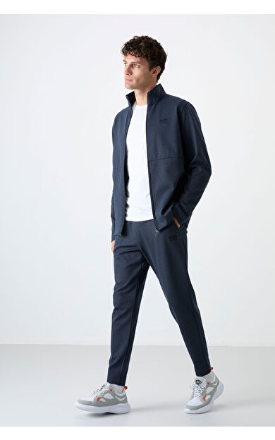 Carlos İndigo Standart Kalıp Erkek Eşofman Takım - 85209