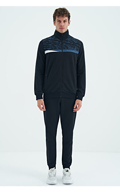 Harry Lacivert Standart Kalıp Erkek Eşofman Takım - 85197