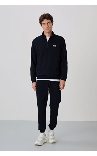 Herbert Lacivert  Dik Yaka Eşofman Takım - 85233