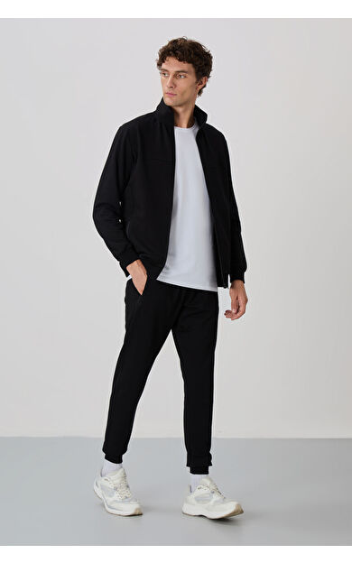 Anton Siyah Jogger Eşofman Takım - 85178