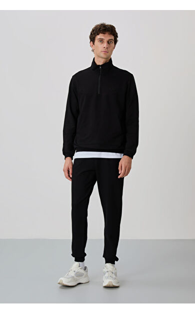 Herbert Siyah  Dik Yaka Eşofman Takım - 85233