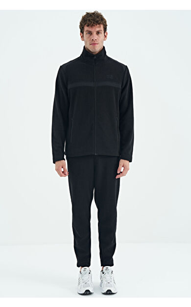 Doyle Siyah Erkek Polar Eşofman Takım - 85225