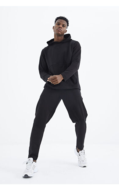 Rex Siyah Basic Erkek Eşofman Takım - 85232