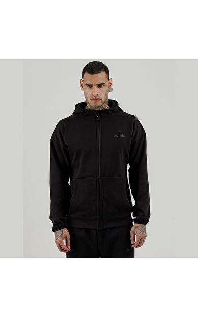 Air Life Tam Boy Fermuarlı Erkek Kapüşonlu Sw 180010 - Siyah