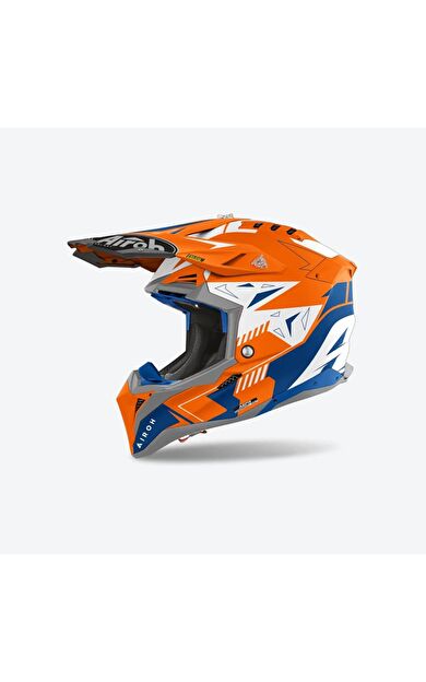 Airoh Aviator 3 Spın Turuncu Fluo Mat Motosiklet Kaskı