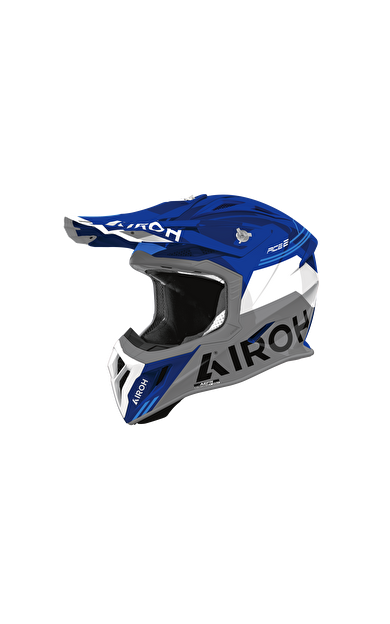 Airoh Aviator Ace 2 Fury Mavi Parlak Motosiklet Kaskı