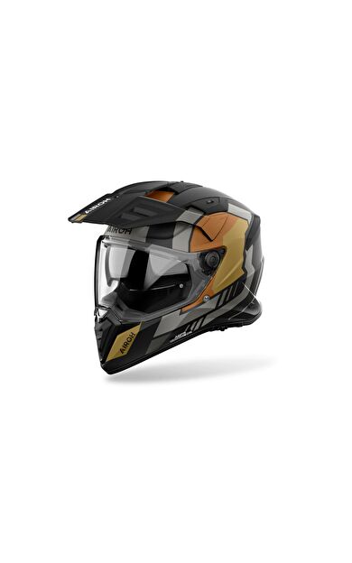Airoh Bandıt Horn Gold Mat Motosiklet Kaskı